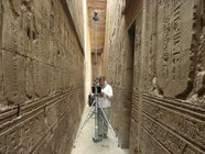Image: Andreas Effland photographing Edfou VI