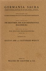 Buchdeckel eines Germania Sacra Bandes der Alten Folge.