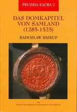 Buchdeckel eines Bandes der Reihe „Prussia Sancra.“