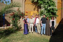 Image: The team in front of the hotel